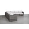 Luxurious Weather Resistant Wicker Patio Sectional - Gray Mix - Image 7