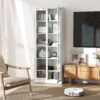 Industrial Metal Kitchen Pantry Cabinet With Adjustable Shelves - White - Image 4