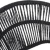 Cyril - Outdoor Wicker Papasan Style Dining Chair (Set of 2) - Dark Gray / Teak - Image 12