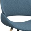 Malden - Bentwood Dining Chair - Denim Blue / Light Brown - Image 8