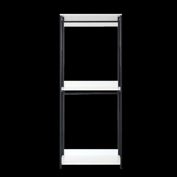 Fiona - Wood And Metal Walk In Closet With 1 Shelf Melamine - White