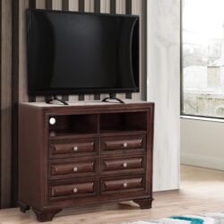 TV Media Chest - Cappuccino