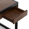 Erina - Desk - Distressed Charcoal Brown - Image 6