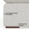 Jasmine - Right Arm Sofa Module - Gray - Image 10