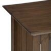 Bedford - Low Storage Media Cabinet - Rustic Natural Aged Brown - Image 4