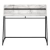 Computer Desk For Home Office, Laptop, Storage Shelves, Contemporary And Modern - White / Black - Image 2