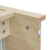 Arched Kitchen Pantry, Modern Farmhouse Wood Kitchen Storage Cabinets, Arched Storage Display Cabinet With Adjustable Shelves, Versatile Cupboard For Kitchen, Dining Room, Living Room - Natural - Image 21