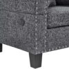 Camden - Power Sectional Sofa With Storage Ottoman And Built In Charging Ports - Gray - Image 7