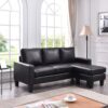 Jenna - Sofa Chaise - Black - Image 4