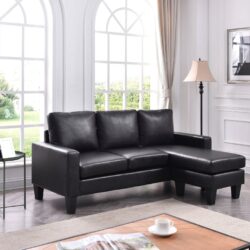 Jenna - Sofa Chaise - Black