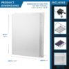 Biometric Wall Safe - White - Image 9