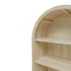 Arched Kitchen Pantry, Modern Farmhouse Wood Kitchen Storage Cabinets, Arched Storage Display Cabinet With Adjustable Shelves, Versatile Cupboard For Kitchen, Dining Room - Natural - Image 17