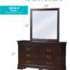 Louis Phillipe - Dresser - Cappuccino - Image 2