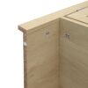 Tall Arched Kitchen Pantry, Arched Storage Display Cabinet With 2 Drawers & Adjustable Shelves, Rattan Door Versatile Storage Cabinet For Kitchen, Dining Room - Natural - Image 20
