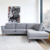 Benson - Sectional Sofa Right Facing Chaise - Gray - Image 6