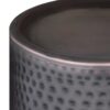 Corbin - Metal Side Table - Hammered Antique Copper - Black - Image 3