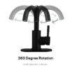 Bathroom Faucet Single Hole Single Handle - Matte Black - Image 4
