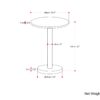 Evans - Marble Side Table - White - Image 7