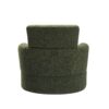 360 Degree Swivel Upholstered Accent Barrel Chair With Adjustable Headrest Berber Fleece - Green - Image 15