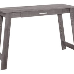 Computer Desk For Home Office, Laptop, Storage Drawers, Modern - Gray