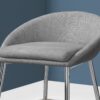 Swivel Stool Bar Height, Contemporary & Modern (Set of 2) - Gray - Image 2