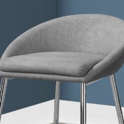 Swivel Stool Bar Height, Contemporary & Modern (Set of 2) - Gray