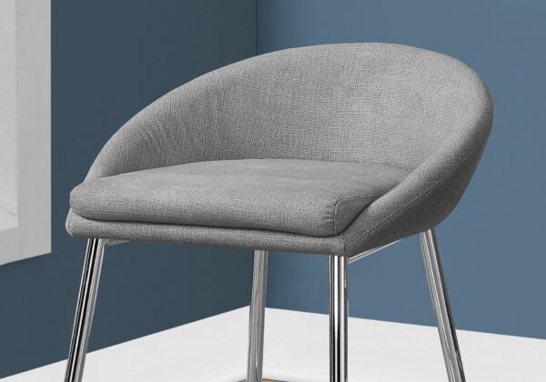 Swivel Stool Bar Height, Contemporary & Modern (Set of 2) - Gray