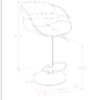 Archer - Bentwood Adjustable Swivel Bar Stool - Black - Image 9