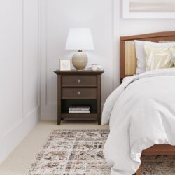 Amherst - Bedside Table - Russet Brown