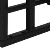 Accent Table, C - Shaped, Marble Look Contemporary & Modern - Black - Image 7