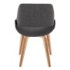 Fabrico - Mid-Century Modern Dining Chair (Set of 2) - Zebra / Charcoal - Image 5