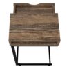Accent Table, C - Shaped Contemporary & Modern - Brown - Image 6