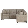 L-Shape Sofa Bed Pull-Out Sleeper Sofa With Wheels, USB Ports, Power Sockets For Living Room - Khaki - Image 22
