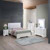Full Elegant Bed - Silver Champagne - Image 9