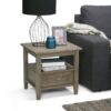 Warm Shaker - End Table - Distressed Gray - Image 8