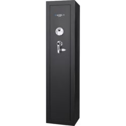 5.51 Cubic Ft Tall Biometric Rifle Safe - Black