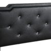 Deb - Full Bed Button Tufted - Black - Image 4