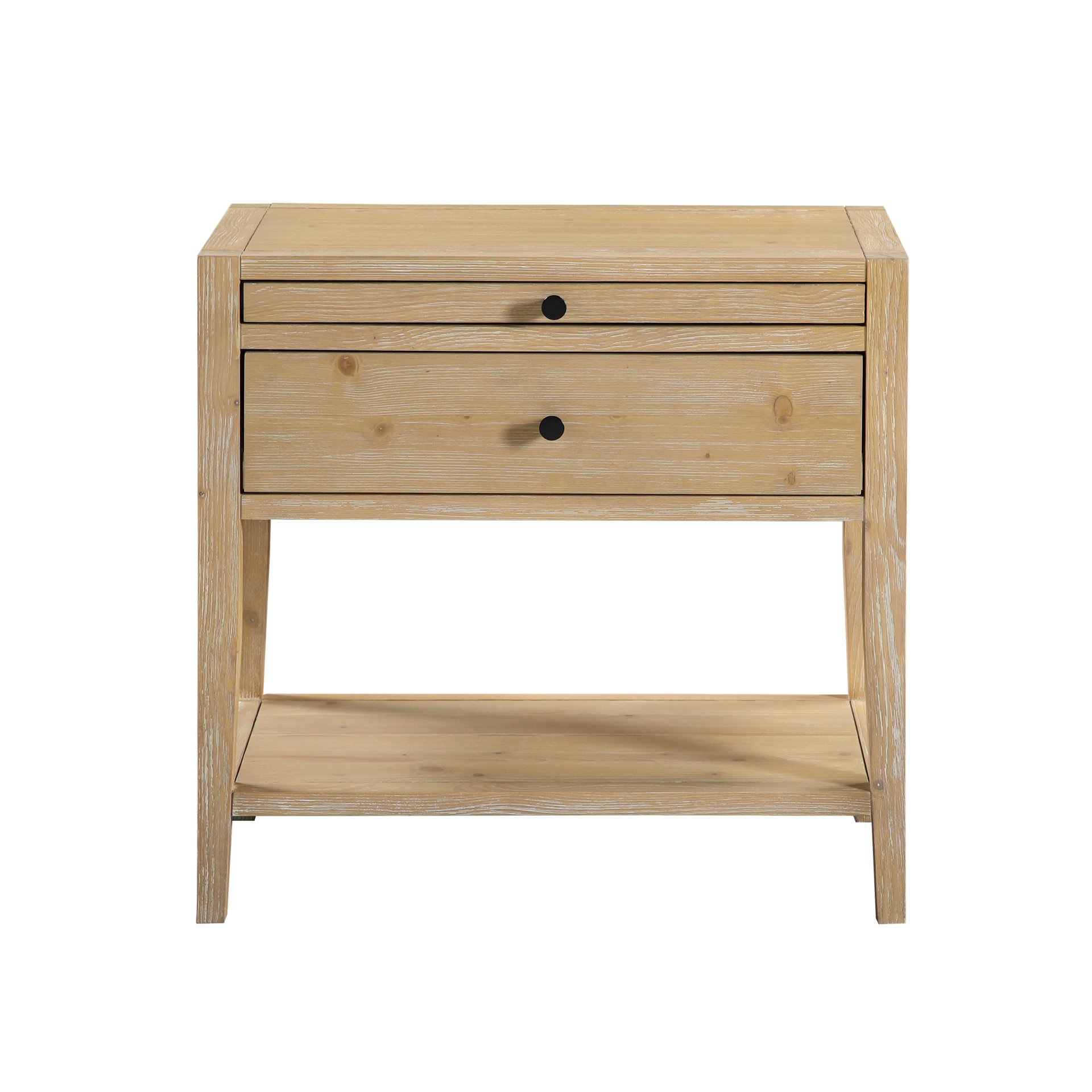 Sunveil - 1 Drawer Nightstand With Pull Out Tray And Open Shelf - Natural - Image 11