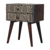 Inlay - Edessa Bone Bedside Table - Caramel - Image 3
