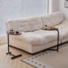 C-Shaped Side Tables (Set of 2), Small Sofa Table For Small Spaces, Living Room, Bedroom - Brown - Image 6