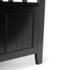 Acadian - Entryway Storage Bench - Black - Image 3