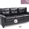 Comfortable Sofa - Black - Image 5