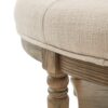 Cedric - Accent Ottoman With Tufted Top And Storage Shelf - Cream - Image 6