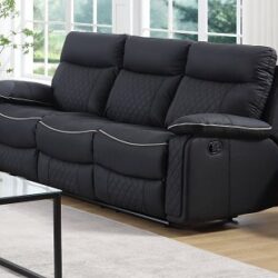 Reclining Sofa - Black