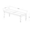 Uriuni - Bedroom Bench - Champagne - Image 3