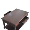 Turned Legs Console Table - Brown - Image 7