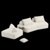 Light Oversized Modular Sectional Sofa Set - Beige - Image 12