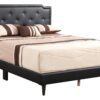 Deb - Full Bed Button Tufted - Black - Image 10
