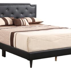 Deb - Full Bed Button Tufted - Black