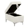 Versatile L Shaped Sofa Bed With Storage, Cup Holders, USB Ports Chenille - Beige - Image 21